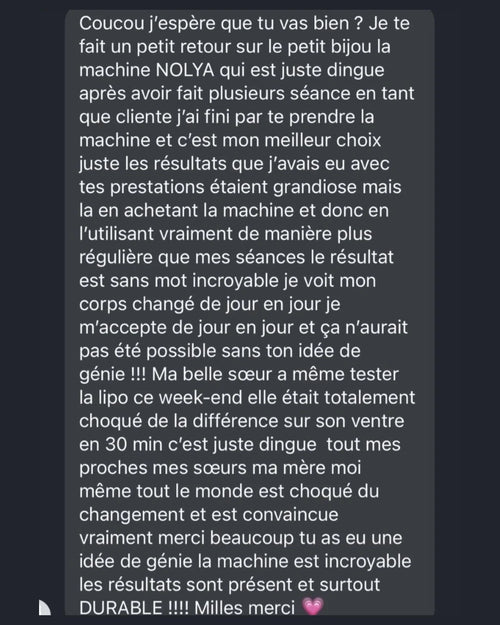 Message cliente